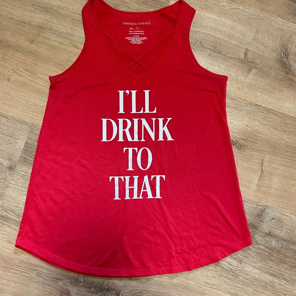 Graphic tank top